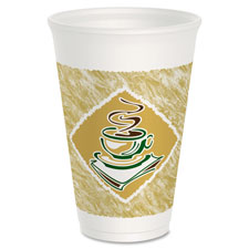 Dart Cafe G Design Foam Cups