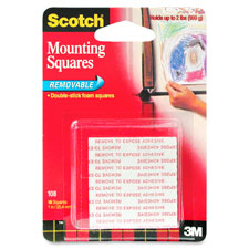 3M Scotch Double-stick Foam Mounting Squares