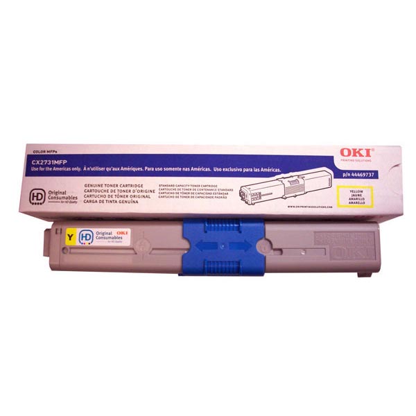 Okidata 44469737 Yellow OEM Toner