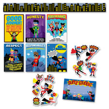 Creative Teaching Press Superhero Bulletin Brd Set