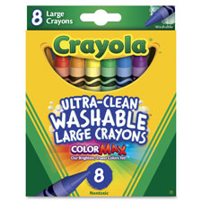 Crayola Kid's 8 Count Large Washable Crayons