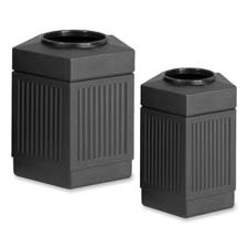 Safco Indoor/Outdoor Pentagon Shape Receptacle