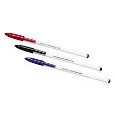 SKILCRAFT Hexagonal Barrel Ballpoint Stick Pens