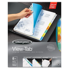 Acco/Wilson Jones View-Tab Transparent Dividers