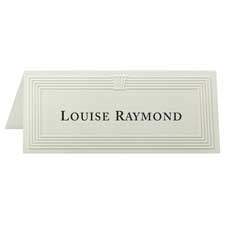 First Base St. James Capital Embossed Place Cards