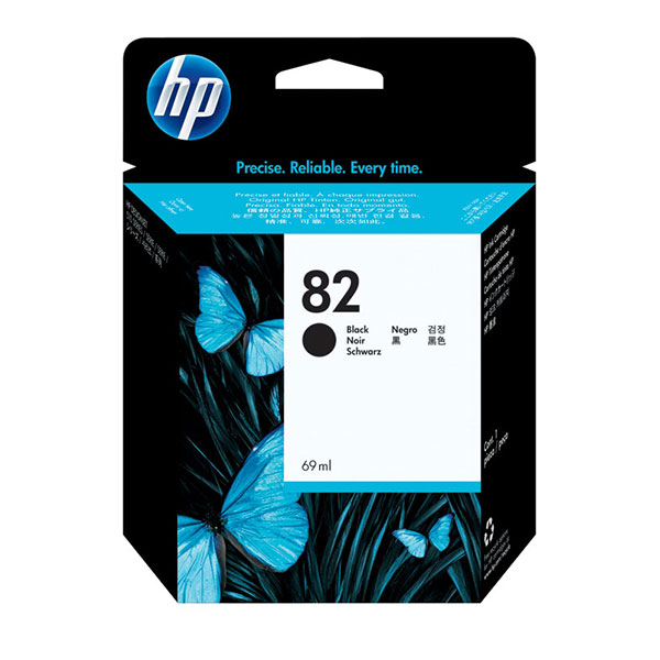 HP CH565A (HP 82) Black OEM Inkjet Cartridge