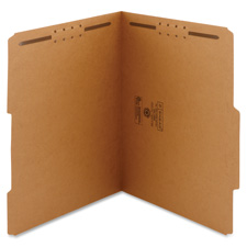 Smead Kraft 2/5 Cut Tab Fastener File Folders