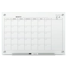 Quartet Infinity 36" Glass Magnetic Calendar Board