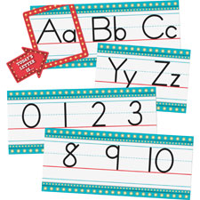 Teacher Created Res. Marquee Alph Bulletin Brd Set