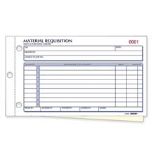 Rediform Material Requisition Purchasing Forms