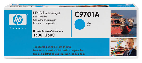 HP C9701A (HP 121A) Cyan OEM Toner Cartridge