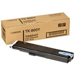 Kyocera Mita 370PB3KL (TK-800Y) Yellow OEM Toner Cartridge