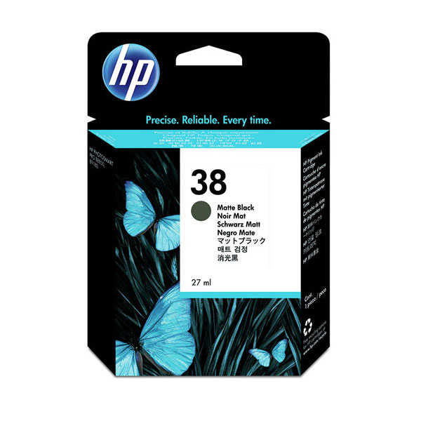 HP C9412A (HP 38) Black OEM Inkjet Cartridge