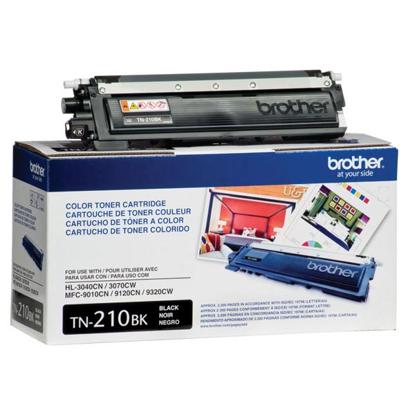 Brother TN-210BK Black OEM Toner Cartridge