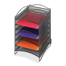 Safco 6-Compartment Mesh Desktop Organizer