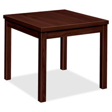 HON Mahogany Laminate Occasional End Table