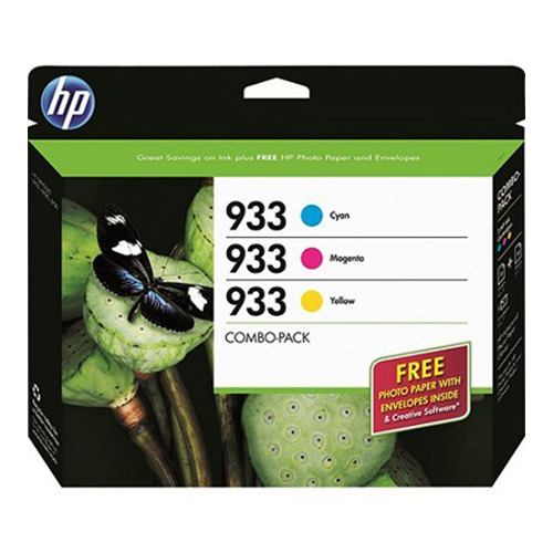 HP CR313FN (HP 933) Magenta, Cyan, Yellow OEM Ink Cartridge (Combo Pack)