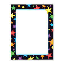 Trend Gel Stars Border Paper