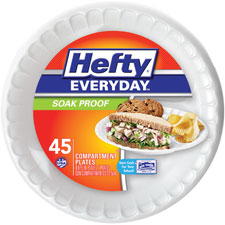 Reynolds Hefty 3-Compartment Soak Proof Plates