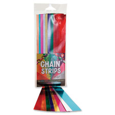 Hygloss Prod. Non-gum Metallic Foil Chain Strips