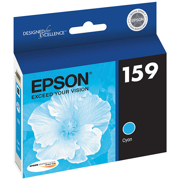 Epson T159220 (Epson 159) Cyan OEM Ultra Ink