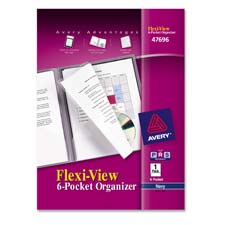 Avery Flexi-View 6-Pocket Organizers