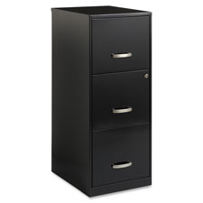 Lorell SOHO 18" 3-Drawer Vertical File Cabinet