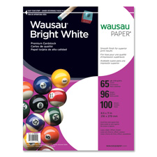 Wausau Bright White 65 lb Premium Cardstock