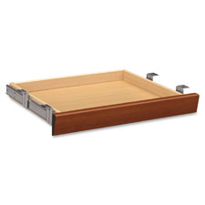 HON Cognac Laminate Angled Center Drawer