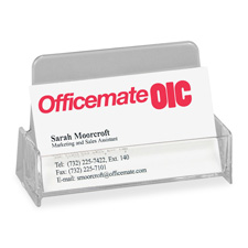 Officemate Broad Base Business Card Holders