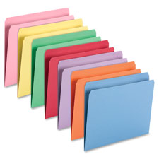 Smead 11pt 1-ply Tab Str-cut Color File Folders