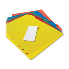 Avery Plastic Tab Dividers w/ White Labels