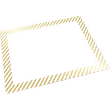 Pacon Foil Stripe Border Poster Board