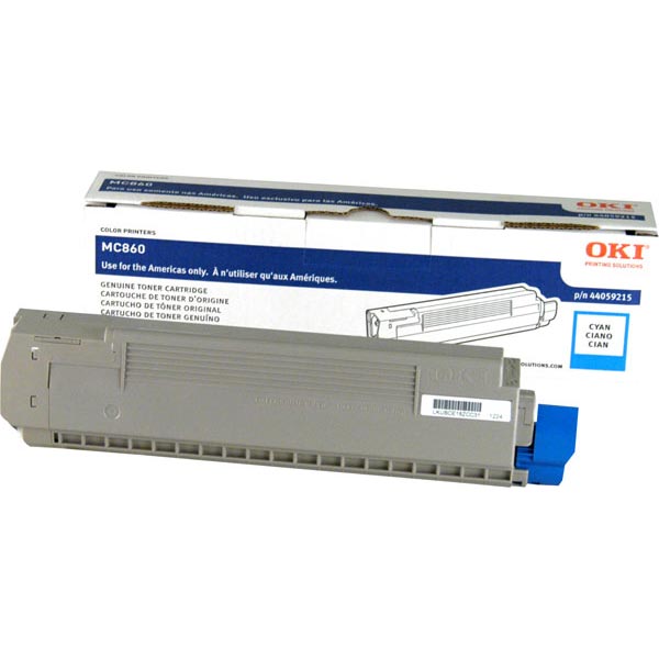 Okidata 44059215 Cyan OEM Laser Toner Cartridge