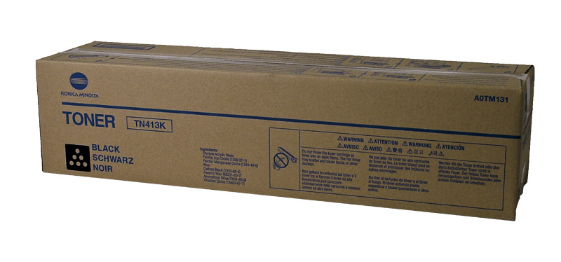 Konica Minolta A0TM131 (TN-413K) Black OEM Toner Cartridge