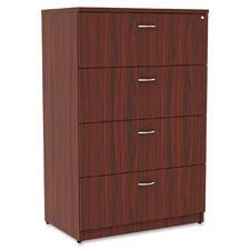 Lorell Essentials Mahogany 4-drawer Lateral File