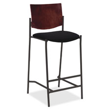 Lorell Bistro Style Wood Back Barstool