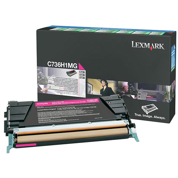 Lexmark, IBM C736H1M (24B5805) Magenta OEM High Yield Toner Cartridge