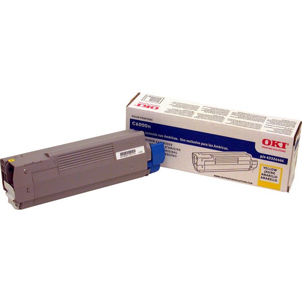 Okidata 43324466 Yellow OEM Toner Cartridge