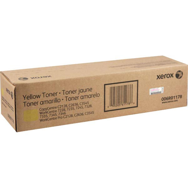 Xerox 006R01178 (6R1178) Yellow OEM Toner Cartridge