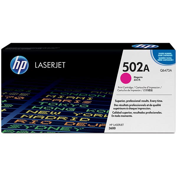 HP Q6473A (HP 502A) Magenta OEM Toner Cartridge