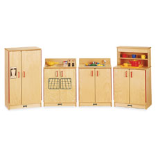 Jonti-Craft Natural Birch Play Kitchen Set