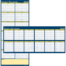 Doolittle Laminated Yearly Wall Planner