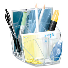 CEP Ice Transparent Desktop Organizers