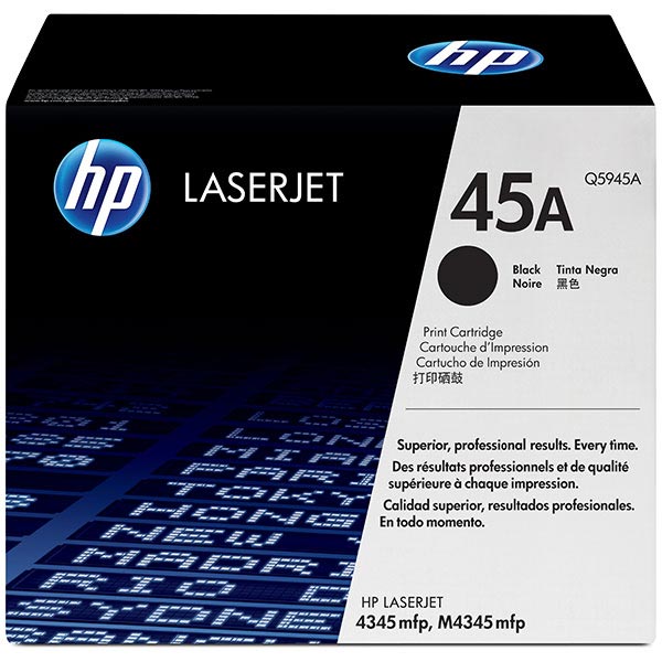 HP Q5945A (HP 45A) Black OEM Toner Cartridge