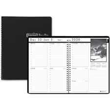 Doolittle Black On White Weekly Calendar Planner