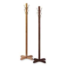 Quartet Free-Standing 4-Hook Wood Costumer