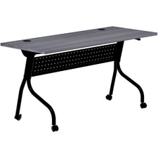 Lorell Charcoal Flip Top Training Table