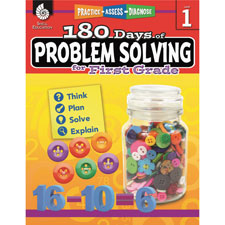 Shell Education Gr 1 180 Problem Solving Resource