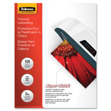 Fellowes Super Quick 5mil Laminating Pouches